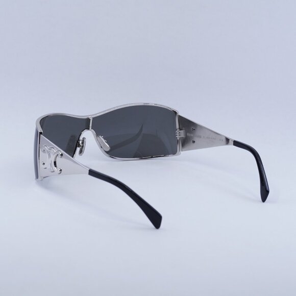 ?️ New Celine CL40283U 16A Sunglasses - Silver Frame, Grey Lenses main image 9